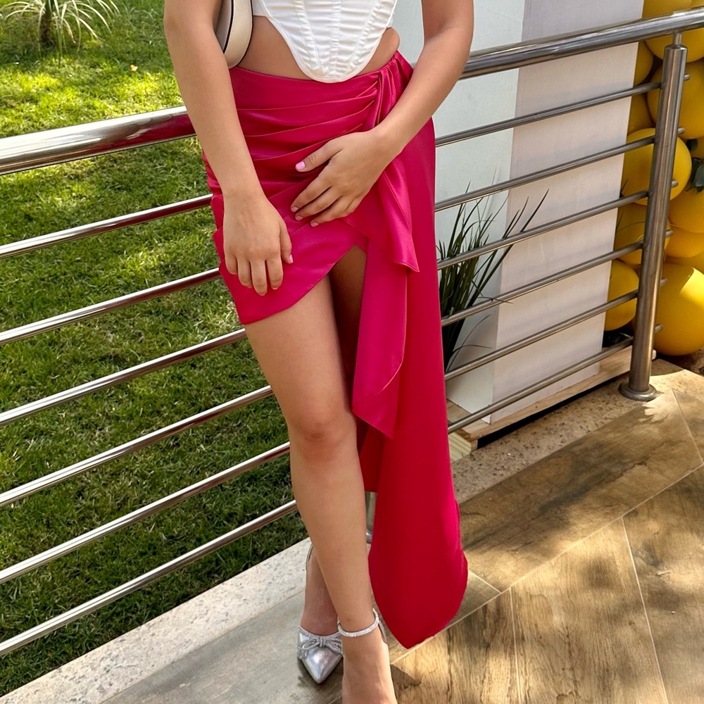 PatBO pink skirt